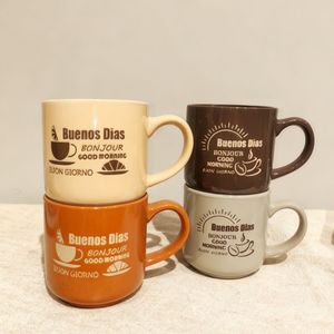 Nouvelle collection de vaisselle en céramique de style français, très vendue, avec lettres personnalisées, tasse en céramique de couleur unie - Product Image 3