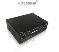 Amplificateur de scène HIFI Bluetooth professionnel OEM haute puissance avec anti-Feedback USB et basses puissantes pour les fans de karaoké