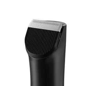 Lavable eléctrico hombre vacío barba recortador bigote estilo Clipper Auto succión Snip pelo