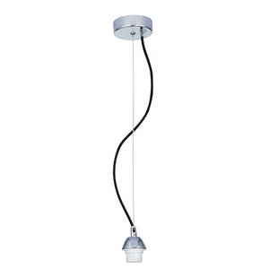 Diy Treo Đèn Kim Loại Đen Sắt Trần <span class=keywords><strong>Rose</strong></span> Steel Dây Dệt Dây Cáp Treo Cord Set <span class=keywords><strong>Pendant</strong></span> Ánh Sáng - Product Image 6