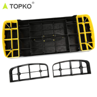 Plataformas de Step Aeróbico TOPKO para Gimnasio/Hogar, con Logotipo Personalizado, Altura Ajustable de 2-3 Niveles, Pedal de Step Aeróbico