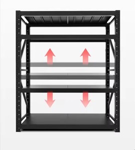 Easy to Assemble 5layers Boltless <b>Shelves</b> Steel Stacking Storage <b>Shelf</b> Racks Garage - Product Image 1