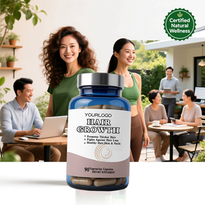 อาหารเสริมแก้ปัญหาผมร่วง บล็อก DHT ไบโอติน สารสกัดจาก Saw Palmetto วิตามินบำรุงผมแข็งแรง ช่วยเร่งการเจริญเติบโตของเส้นผม เพิ่มพลังงานในรูปแบบแคปซูล - Product Image 1