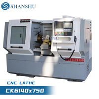 Tour CNC horizontal CK6140, portée de 400 mm, entrecentrage de 750 mm, tournage de précision des métaux, usine certifiée CE ISO