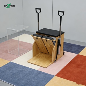 SAERDE Yoga Ring Rubber Wood Home Gym Fitness Equipment SED-DM3 Wunda <b>Chair</b> SED-DM3 - Product Image 1