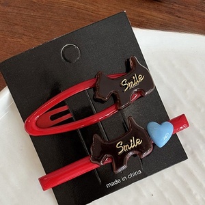 Pinza de Pelo de Plástico para Niñas, con Forma de Perro, Diseño de Pico de Pato y Dibujos Animados, para Uso Diario, Accesorios para el Cabello - Product Image 3