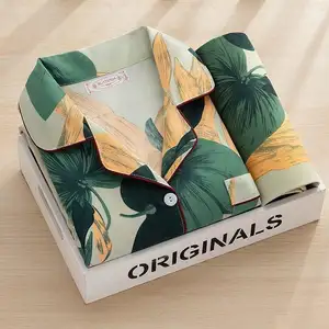 P281 Pigiama Personalizzato a Due Pezzi con Maniche Lunghe, Abbigliamento da Casa Carino per Giovani Donne - Product Image 1