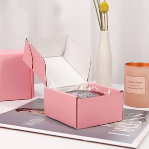 2022 scatole 전자 상거래 spedizione rosa bomboniere matrimonio prodotti 사용자 정의 scatole - Product Image 3