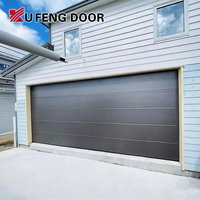Porte de garage électrique pliante moyenne 16'x 7' à ouverture plate pour maisons