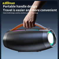 Haut-parleur portable pour l'extérieur BT Haut-parleur TF/USB à double effet Grand haut-parleur 20W Caisson de basses haute puissance avec son supérieur
