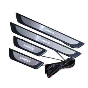 WZXD - Protectores de Umbral de Puerta con LED, Acero Negro para Yaris 2023 - Product Image 4