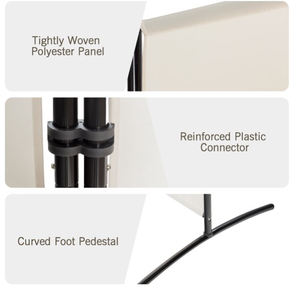 Vách Ngăn Phòng Vách Ngăn Ngoài Trời, Vách Ngăn Phòng Khung Văn Phòng Ngoài Trời Riêng Tư Dùng Cho Hiên Nhà - Product Image 2