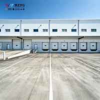 Structure en acier galvanisé pour entrepôt logistique, bâtiment en acier économique, toit à panneaux solaires, hangar de stockage métallique robuste