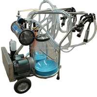 Machine à traire mobile pour vache laitière pour hommes