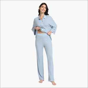 Pijamas de Mujer de Alta Calidad, Tejido Modal, Manga Corta, Personalizables, Conjunto de Ropa de Dormir Transpirable - Product Image 2