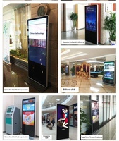 Pantalla LCD de 43 Pulgadas para Interior, con Soporte de Aluminio, Táctil Capacitiva de 10 Puntos, Sistema Android/Windows, Kiosco Vertical para Carteles, OEM