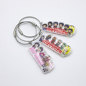 Wholesale Custom Shape UV Printed Thick Plastic <b>Acrylic</b> <b>Block</b> Display Clear <b>Acrylic</b> <b>Block</b> Clear <b>Acrylic</b> Brick with Keyring - Product Image 3