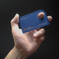 Cartes de visite professionnelles haut de gamme personnalisées concave-convexes en papier spécial coton épais avec impression à chaud et estampage à chaud