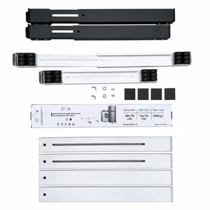 Base Regolabile Monolaterale Lucida per Lavatrice, Supporto Mobile Universale con Ruote per Frigorifero - Product Image 5