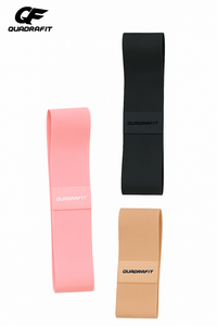 <span class=keywords><strong>Bandas</strong></span> de resistencia de botín de cadera de tela de marca Quadrafit respetuosas con el medio ambiente de fábrica al por mayor, conjunto de botín con logotipo personalizado, bolsa de <span class=keywords><strong>ejercicio</strong></span> de algodón - Product Image 6