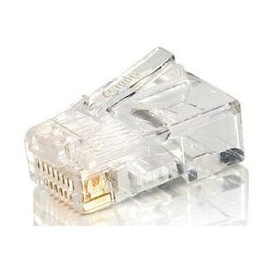 Connecteurs RJ45 - kit de 100 unités, catégorie 5e, pour réseaux de données, idéal pour les installations électriques, qualité et - Product Image 1