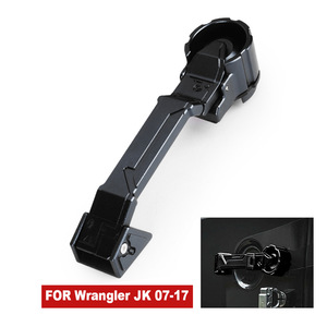 Black Exterior <b>Door</b> <b>Handle</b> For Jeep Wrangler JK 07-17 Off Road Vehicle <b>Replacement</b> Part Plastic Material - Product Image 1