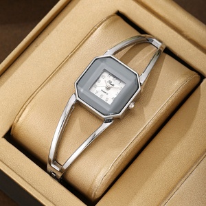 2025 New Cross-Border Fashion Women's Quartz Watch Square Korean Style Alloy Square <b>Bangle</b> Watch in Stock Dropshipping - Product Image 4