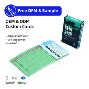 Carte da Gioco Personalizzate in Stile Fournier Spagnolo con Design a Caratteri Grandi per Giochi di Carte per Famiglie e Feste in Lingua Spagnola - Product Image 1