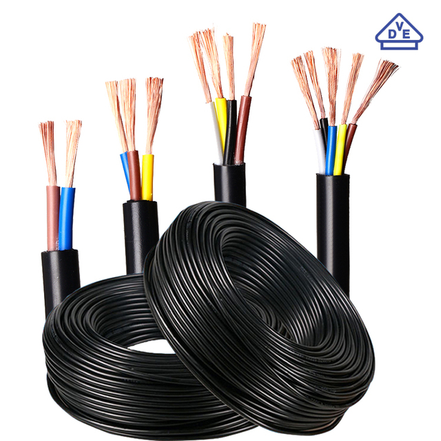 JZD Wholesale Multi Core H07RN-F Waterproof Flexible Conductor EPR Insulation Copper Rubber Cable