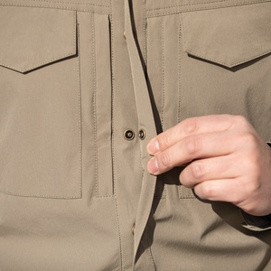 Pengfei caqui solapa táctica de secado rápido transpirable camisa impermeable de manga larga para hombre - Product Image 6