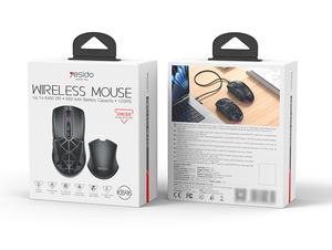 예시도 800-6400 DPI USB 유선 2.4G 블루투스 3가지 RGB 조명 효과 650mAh 대용량 3 in 1 마우스 KB46 - Product Image 6