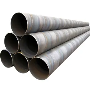 Los fabricantes suministran 102*5,5mm Tubo Soldado redondo de acero al carbono Q235 tubo de acero soldado de gran diámetro