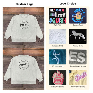 Sweat-shirt de sport en polaire 400Gsm pour femmes pull anti-rides de haute qualité broderie épaule tombante avant personnalisé pour l'hiver - Product Image 2