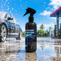 Spray de revêtement céramique super hydrophobe - Scellant pour peinture automobile, revêtement nano graphène, anti-salissure, protection UV, produits d'entretien automobile