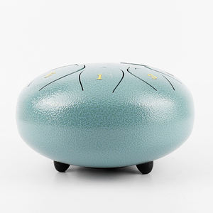 Заводское предложение, новый дизайн, 8-дюймовый стальной язычковый барабан <span class=keywords><strong>20</strong></span> см, ручной барабан с синим хвостовиком, металлический материал - Product Image 2