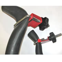 Kit de 4 pinces à tuyau professionnelles robustes en plastique, outils de serrage flexibles pour conduites de carburant et d'eau, pour réparation automobile