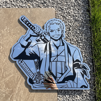 Miroir Anime de Luxe Personnalisé Forme Irrégulière Premium d'Usine, Léger et Durable, avec Autocollant Arrière pour la Maison