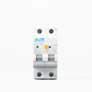 Interruptor Automático RCBO EAST YFB10LE-63Y 2P, Riel DIN, 40A, 30mA, Protección Contra Sobrecorriente Residual, 230V, 10kA, Montaje en Riel - Product Image 1