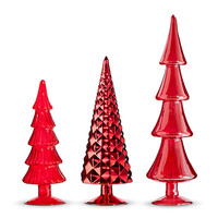 MRS Großhandel Rosa Glas Weihnachten Tischplatte Dekoration LED Lichter Weihnachts baum Dekoration