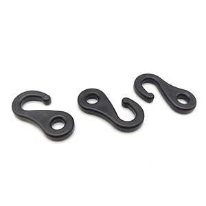 Mochila de choque de plástico de 8mm, cuerda elástica, mosquetón, gancho en J, cuerda elástica, hebilla de extremo, herramienta colgante, accesorio, tienda de campaña, sujeción - Product Image 3