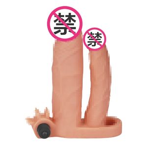 Großhandel für Erwachsenenprodukte: Vibrations-Plug-In-Sets mit doppelter Funktion, mehreren Geschwindigkeiten, für Penisvergrößerung und -verdickung, Wolf-Braces - Product Image 2