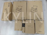Table pliante tactique IGT en alliage d'aluminium léger, de luxe abordable, avec plaques de jonction DIY, pour camping et thé