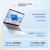 Harga Grosir HPs StarBook Pro 14 2.8K Laptop Komputer 14-inci Core5 220H Memori DDR5 SSD Pengenal Wajah untuk Desain Kantor