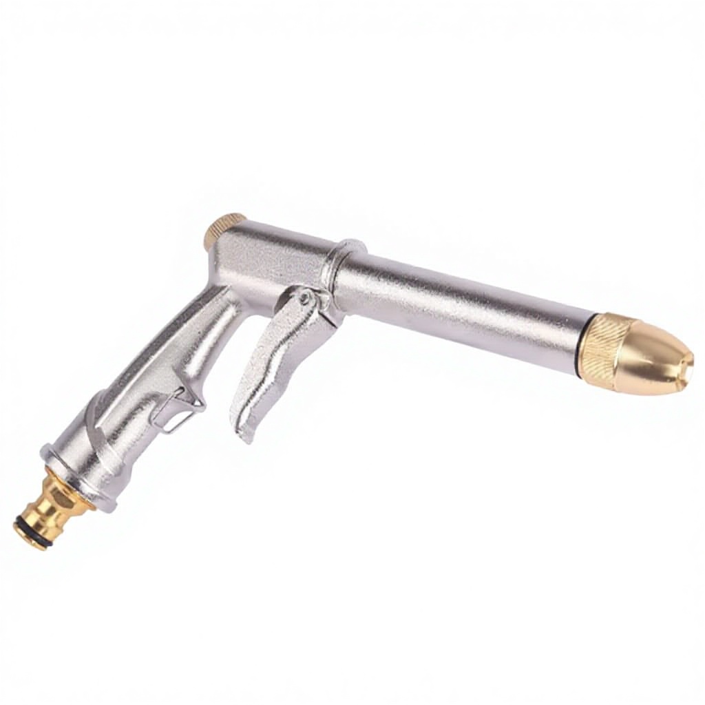 Pistolet à canon long h3 argenté