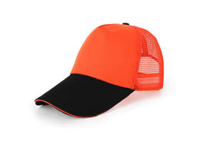 Cappellino da baseball in rete personalizzabile con logo stampato per uomo, modello sportivo casual a 5 visiere - Product Image 2