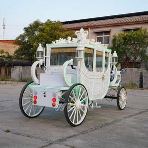 Charrette royale de luxe artisanale à chevaux, charrette de mariage personnalisée pour châteaux, complexes hôteliers et événements haut de gamme - Product Image 5