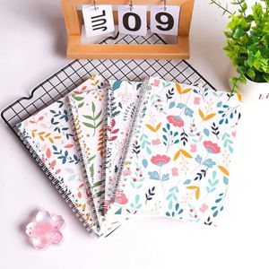 Carnet créatif double face pour étudiant, style japonais, à feuilles mobiles, design frais et épuré, bloc-notes simple à spirale - Product Image 1