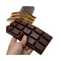 Jouets créatifs et amusants : Jouet à presser réaliste en forme de tablette de chocolat, jouet de décompression rebondissant, cadeaux pour fêtes, cadeau de Noël