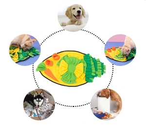 Tappetino in pile per cani, tappetino puzzle interattivo per l'alimentazione lenta, tappetini per l'addestramento e il gioco, tappetino snuffle per animali domestici - Product Image 2