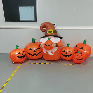 Suministros de fiesta de Halloween, levantamiento inflable, <span class=keywords><strong>calabaza</strong></span> elfa de 1,2 m para decoración de Halloween, venta al por mayor - Product Image 2